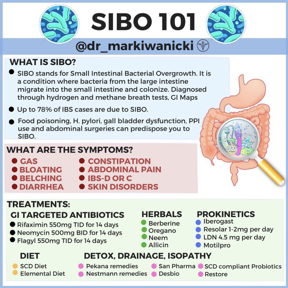 Small Intestinal Bacterial Overgrowth  (SIBO)